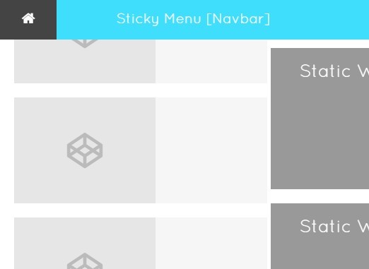 Make Your Blog Widgets And Navbar Sticky